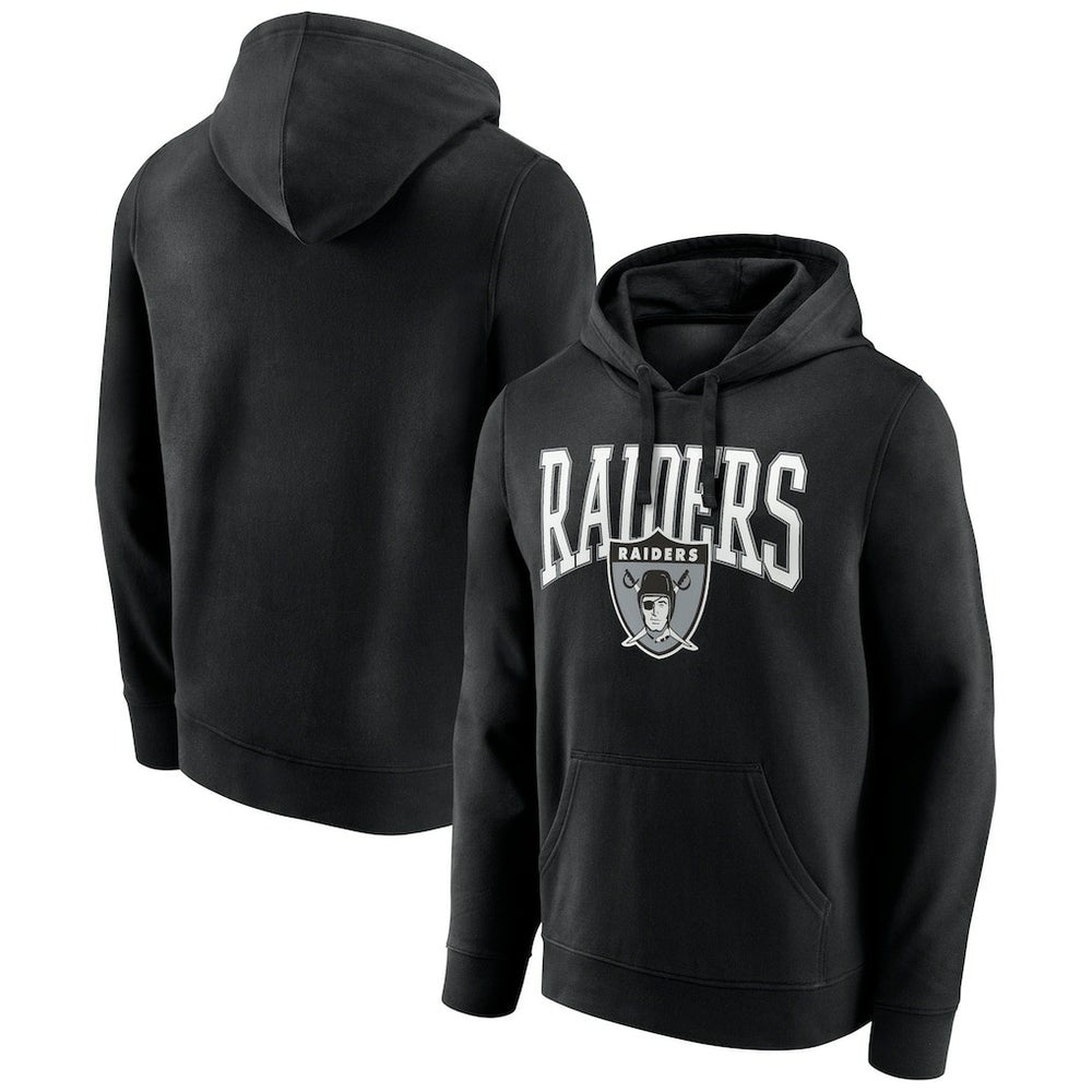 Las Vegas Raiders Gridiron Classics Campus Standard Pullover Hoodie - Black outlet
