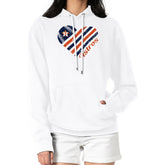 Houston Astros G-III 4Her by Carl Banks Women's Heart Fleece Pullover Hoodie White