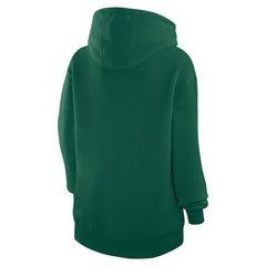 Athletics G-III 4Her by Carl Banks Women's Heart Fleece Pullover Hoodie Green