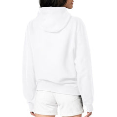 Texas Rangers G-III 4Her by Carl Banks Women's Heart Fleece Pullover Hoodie White