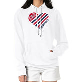 Washington Nationals G-III 4Her by Carl Banks Women's Heart Fleece Pullover Hoodie White