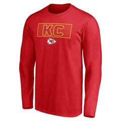 Kansas City Chiefs Squad Throwbacks Long Sleeve T-Shirt - Red outlet
