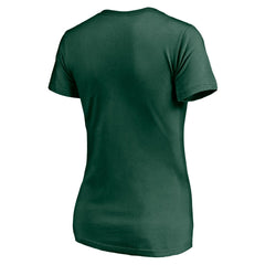 Green Bay Packers Women's Depth Chart V-Neck T-Shirt - Green sale