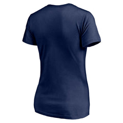 Seattle Seahawks Women's Depth Chart V-Neck T-Shirt - College Navy outlet