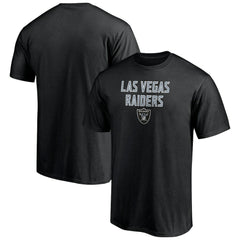 Las Vegas Raiders Game Day Stack T-Shirt - Black on sale