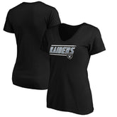 Las Vegas Raiders Women's Mascot In Bounds V-Neck T-Shirt - Black cheap