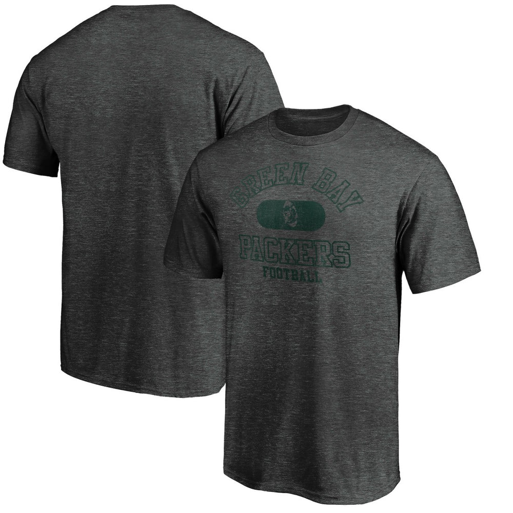 Green Bay Packers Varsity Issued Throwback T-Shirt - Heather Charcoal sale