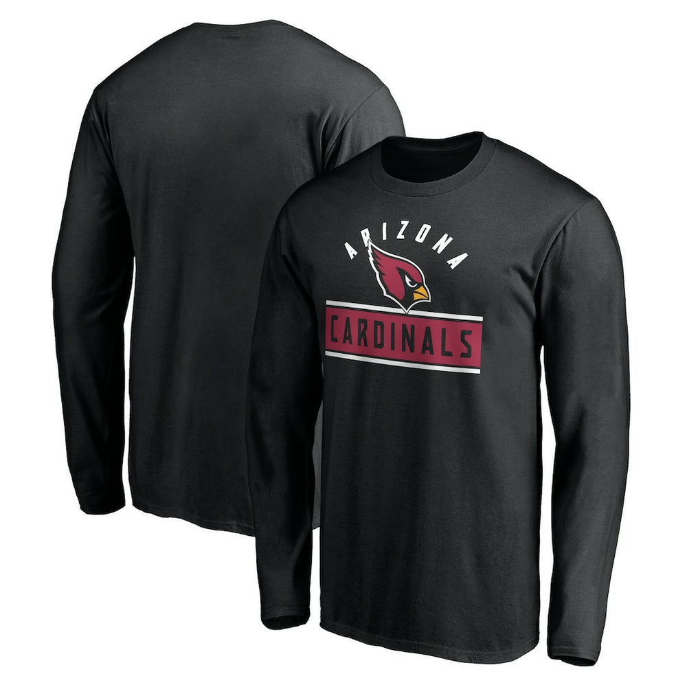Arizona Cardinals Team Arch Knockout Long Sleeve T-Shirt - Black cheap