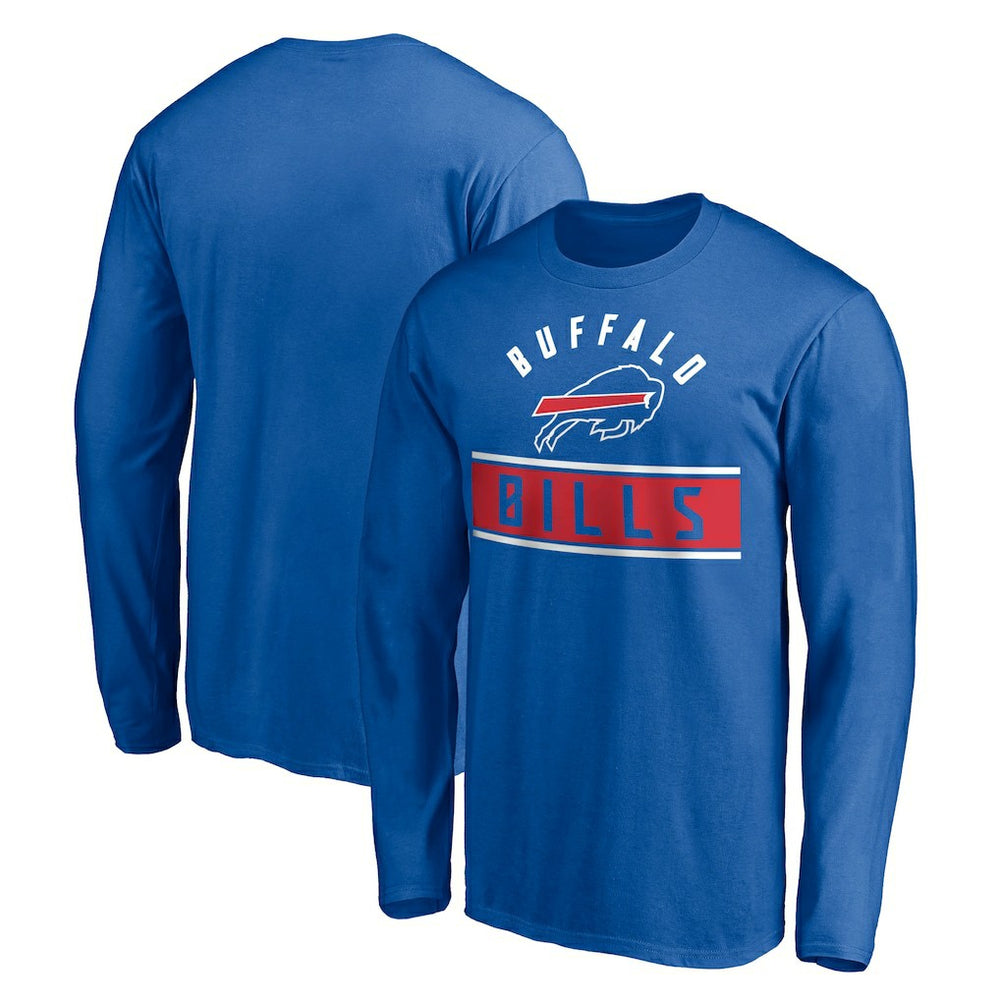 Buffalo Bills Team Arch Knockout Long Sleeve T-Shirt - Royal cheap