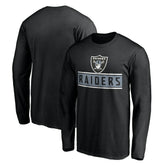 Las Vegas Raiders Team Arch Knockout Long Sleeve T-Shirt - Black sale