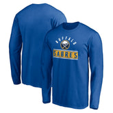 Buffalo Sabres Team Arch Knockout Long Sleeve T-Shirt - Royal T-shirts