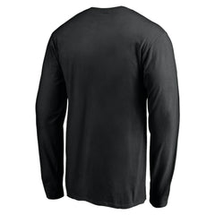 Pittsburgh Penguins Team Arch Knockout Long Sleeve T-Shirt - Black T-shirts