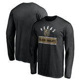Vegas Golden Knights Team Arch Knockout Long Sleeve T-Shirt - Black T-shirts