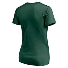 Minnesota Wild Women's Mascot In Bounds V-Neck T-Shirt - Green T-shirts