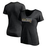 Vegas Golden Knights Women's Mascot In Bounds V-Neck T-Shirt - Black T-shirts