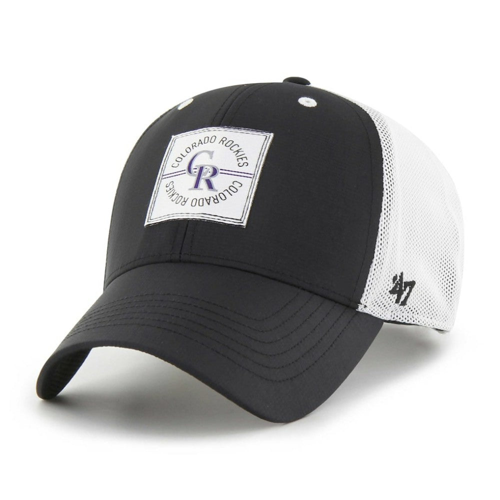 Colorado Rockies Disburse MVP Trucker Adjustable Hat Black