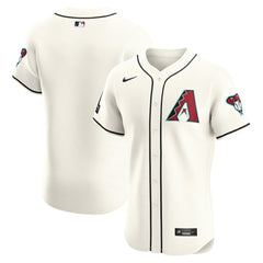 Arizona Diamondbacks Home Elite Patch Jersey White