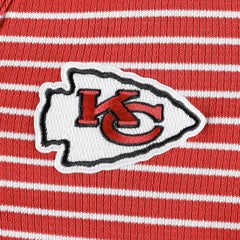 Kansas City Chiefs Antigua Women's Maverick Waffle Henley Long Sleeve T-Shirt - Red for sale