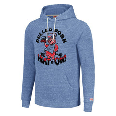 Carolina Panthers Homage Unisex NFL x Guy Fieri’s Flavortown Tri-Blend Pullover Hoodie - Light Blue for sale