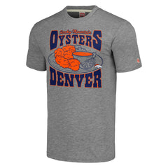 Denver Broncos Homage Unisex NFL x Guy Fieri’s Flavortown Tri-Blend T-Shirt - Gray outlet