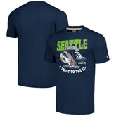 Seattle Seahawks Homage Unisex NFL x Guy Fieri’s Flavortown Tri-Blend T-Shirt - Navy sale