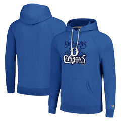 Dallas Cowboys Homage Unisex Hyperlocal Raglan Pullover Hoodie - Royal cheap