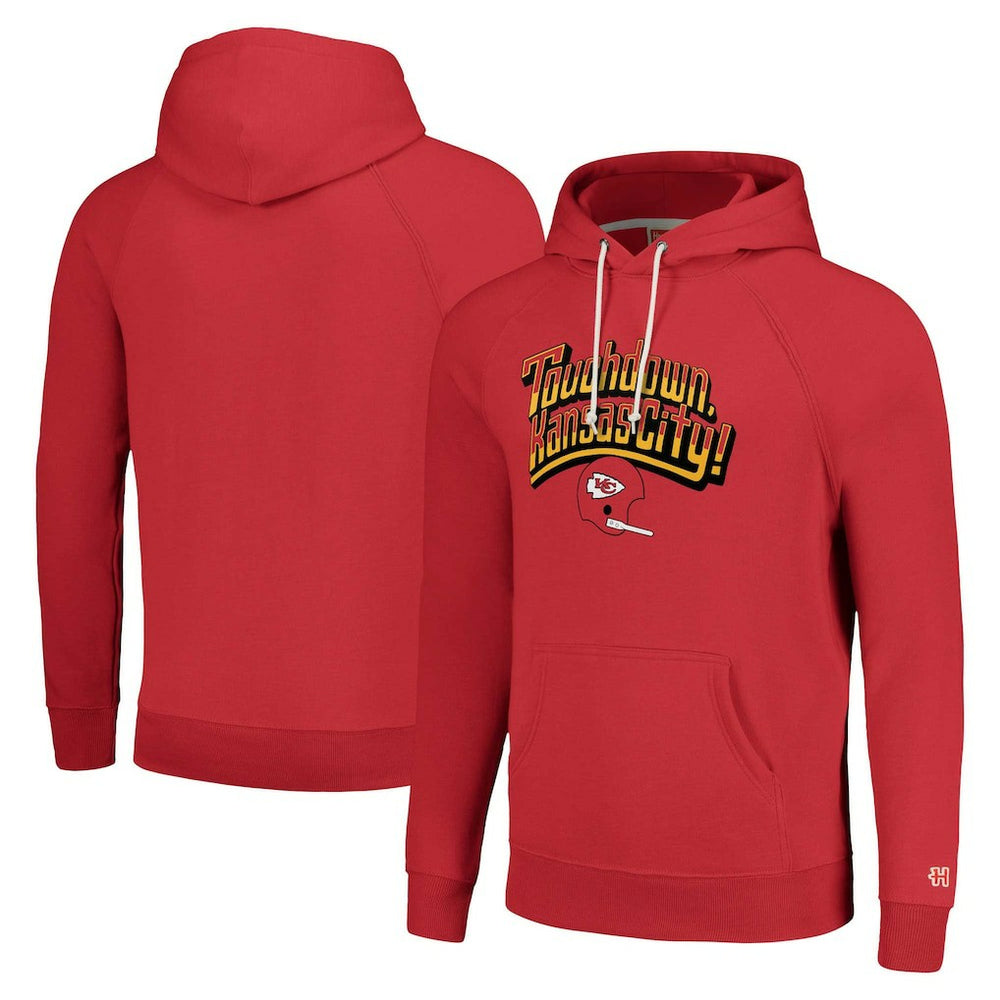 Kansas City Chiefs Homage Unisex Hyperlocal Raglan Pullover Hoodie - Red for sale