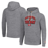 San Francisco 49ers Homage Unisex Hyperlocal Raglan Pullover Hoodie - Gray on sale