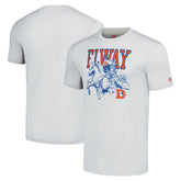 John Elway Denver Broncos Homage Unisex Unisex Caricature Retired Player Tri-Blend T-Shirt - Ash cheap