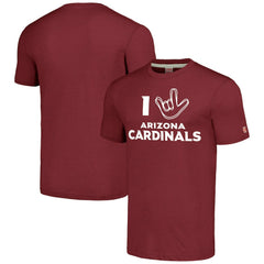 Arizona Cardinals Homage Unisex The NFL ASL Collection by Love Sign Tri-Blend T-Shirt - Cardinal outlet