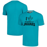 Jacksonville Jaguars Homage Unisex The NFL ASL Collection by Love Sign Tri-Blend T-Shirt - Teal on sale