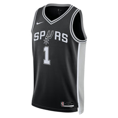 Victor Wembanyama San Antonio Spurs Unisex 2023 NBA Draft First Round Pick Swingman Jersey - Icon Edition - Black online
