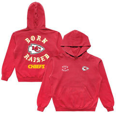 Kansas City Chiefs Born x Raised Unisex Pullover Hoodie - Red sale