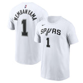 Victor Wembanyama San Antonio Spurs Icon 2022/23 Name & Number T-Shirt - White sale