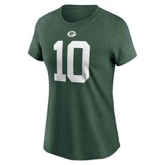 Jordan Love Green Bay Packers Women's Player Name & Number T-Shirt - Green on sale