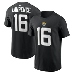Trevor Lawrence Jacksonville Jaguars Player Name & Number T-Shirt - Black for sale