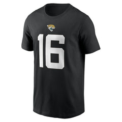 Trevor Lawrence Jacksonville Jaguars Player Name & Number T-Shirt - Black for sale