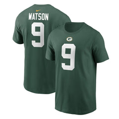 Christian Watson Green Bay Packers Player Name & Number T-Shirt - Green discount