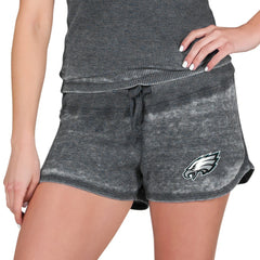 Philadelphia Eagles Concepts Sport Women's Resurgence Waffle Knit Shorts - Charcoal sale