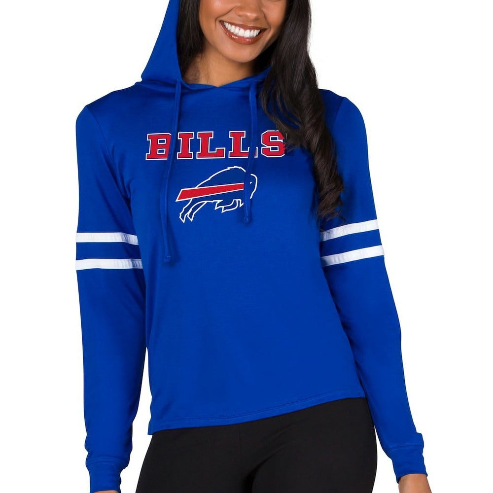 Buffalo Bills Concepts Sport Women's Marathon Lightweight Lounge Pullover Hoodie - Royal discount