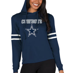Dallas Cowboys Concepts Sport Women's Marathon Lightweight Lounge Pullover Hoodie - Navy on sale