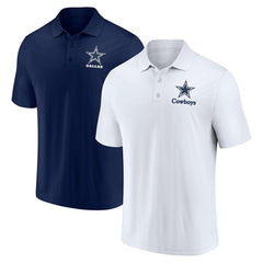 Dallas Cowboys Throwback Polo Combo Set - White on sale