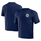Dallas Cowboys NFL x Darius Rucker Collection Washed Raglan Henley T-Shirt - Navy for sale
