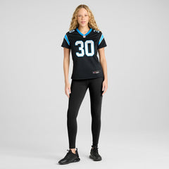 Chuba Hubbard Carolina Panthers Women's Team Game Jersey - Black outlet