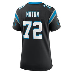 Taylor Moton Carolina Panthers Women's Team Game Jersey - Black cheap
