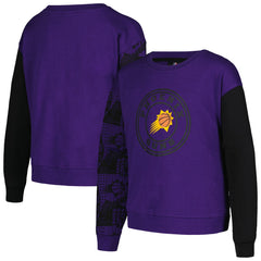 Phoenix Suns Girls Youth Trifecta Pullover Sweatshirt - Purple shop
