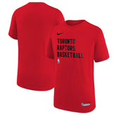 Toronto Raptors Youth Essential Practice T-Shirt - Red on sale