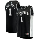 Victor Wembanyama San Antonio Spurs Fast Break Replica Jersey - Icon Edition - Black shop