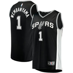 Victor Wembanyama San Antonio Spurs Fast Break Replica Jersey - Icon Edition - Black shop