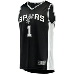 Victor Wembanyama San Antonio Spurs Fast Break Replica Jersey - Icon Edition - Black shop